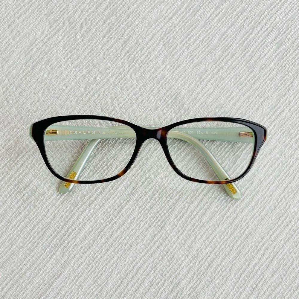 Ralph Lauren tortoise and teal Women's eyeglasses frame